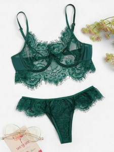 Modern női csipke készlet két részből