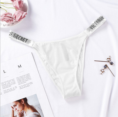 Női brazil bikini köves díszítéssel