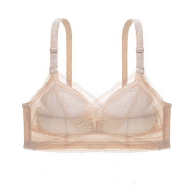 Διαφανές γυναικείο σουτιέν με δαντέλα