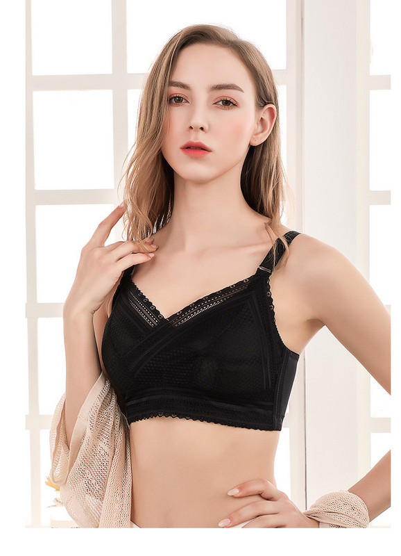 Διαφανές γυναικείο σουτιέν με δαντέλα