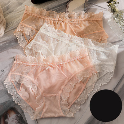 Női bikini csipkével és szalaggal, 3 darabos készletben