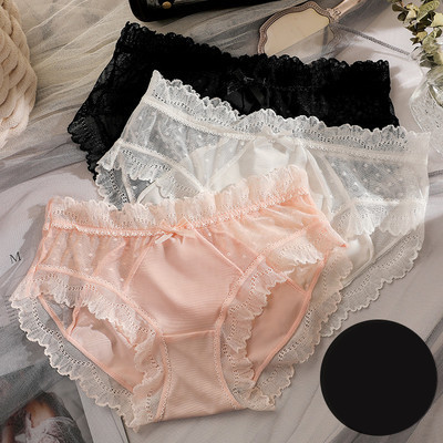 Női bikini csipkével és szalaggal, 3 darabos készletben