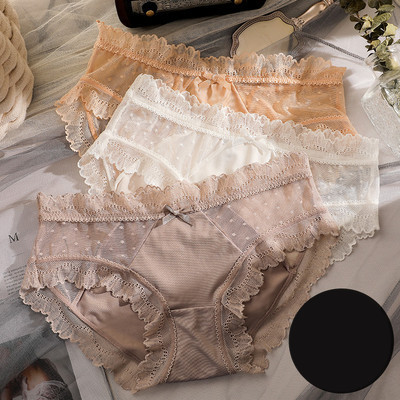 Női bikini csipkével és szalaggal, 3 darabos készletben