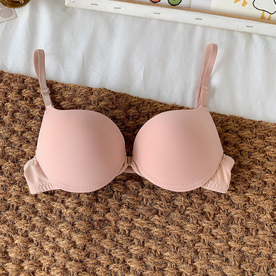 Ležeran ženski grudnjak s podstavom jednobojni model