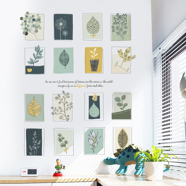 Fali dekoráció különféle elemekkel öntapadó