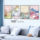 Fali öntapadó matrica különféle elemekkel és felirattal