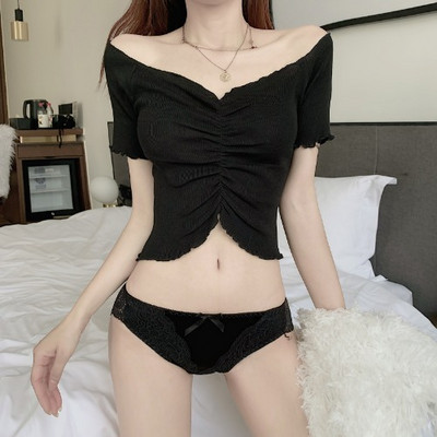 Γυναικείο μπικίνι με δαντέλα και χαμηλή μέση