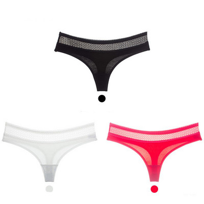 Három darabból álló, csipkés női bikini szett