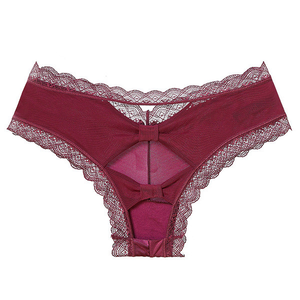 Γυναικεία μπικίνι από δαντέλα με  κορδέλα