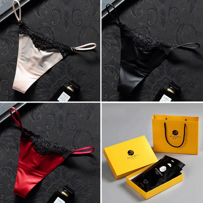 3 db csipkés bikini típusú tanga szett