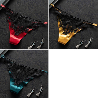 3 db csipkés bikini típusú tanga szett