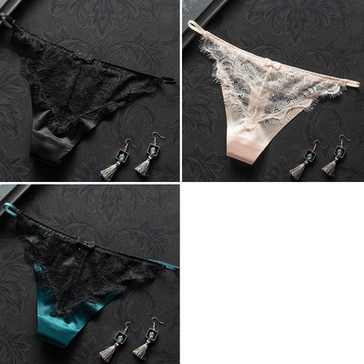 3 db csipkés bikini típusú tanga szett