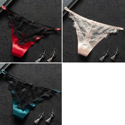 3 db csipkés bikini típusú tanga szett