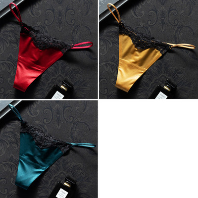 3 db csipkés bikini típusú tanga szett