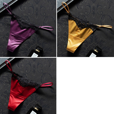 3 db csipkés bikini típusú tanga szett