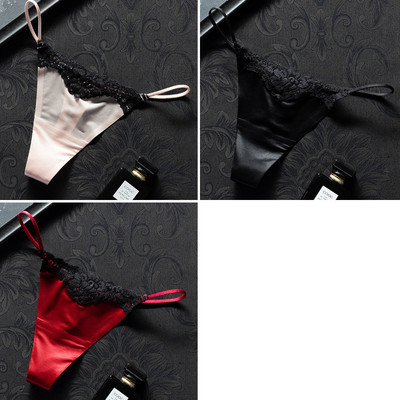 3 db csipkés bikini típusú tanga szett