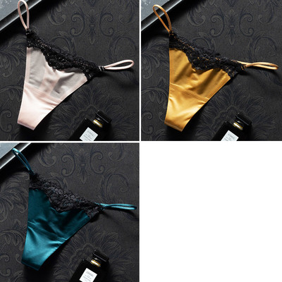 3 db csipkés bikini típusú tanga szett