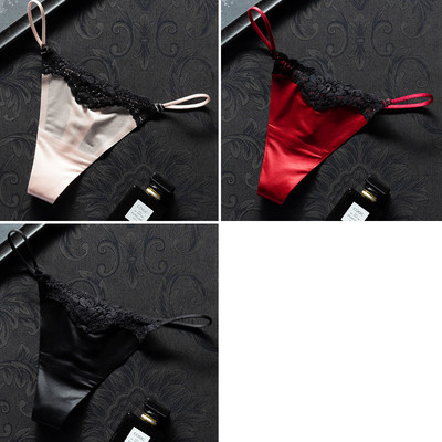 3 db csipkés bikini típusú tanga szett