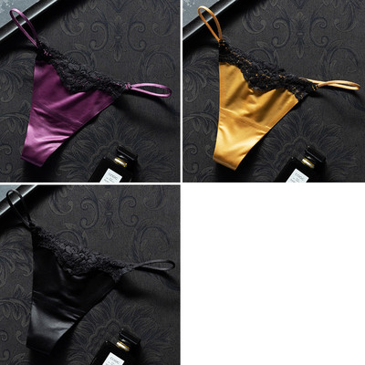 3 db csipkés bikini típusú tanga szett