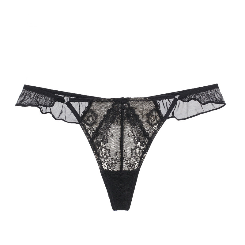 Ženske čipkaste tange s tilom i mrežom