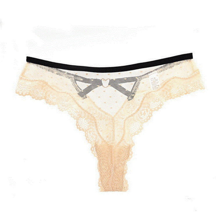 Női csipke tangák fém elemmel