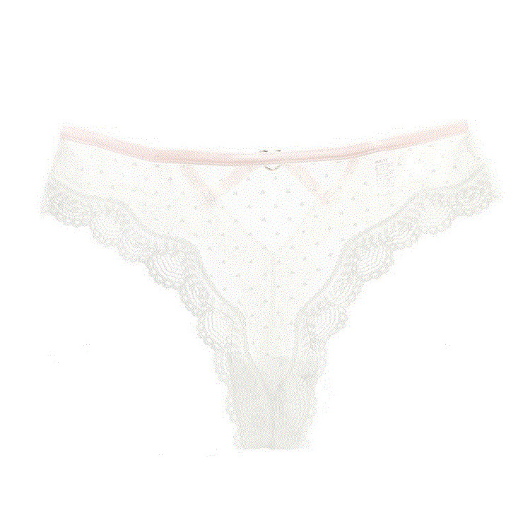 Női csipke tangák fém elemmel