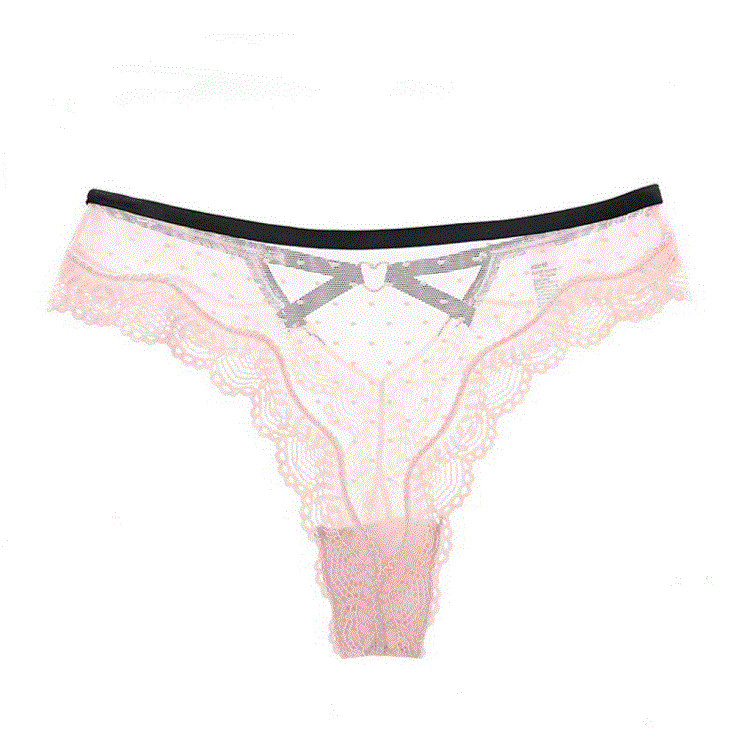 Női csipke tangák fém elemmel