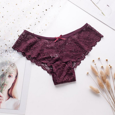 Γυναικεία δαντελένια μπικίνι με κορδέλα