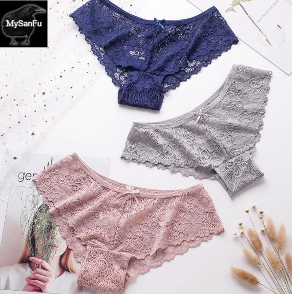 Γυναικεία δαντελένια μπικίνι με κορδέλα