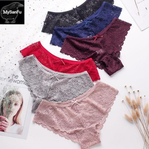 Γυναικεία δαντελένια μπικίνι με κορδέλα