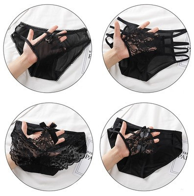 4 db női fekete bikini szett