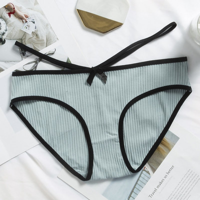 Női pamut bikini szalaggal