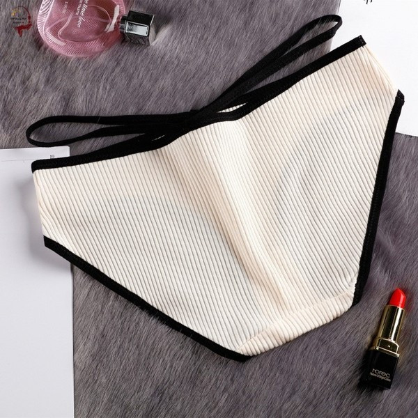 Női pamut bikini szalaggal