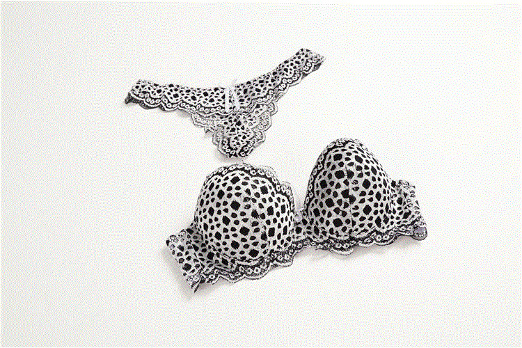 ΝΕΟ Μοντέλο γυναικείο σετ δαντέλας με τύπωμα λεοπάρ