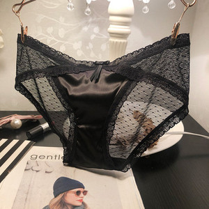 Εσώρουχα με πλέγμα σε μαύρο χρώμα - διάφορα  μοντέλα