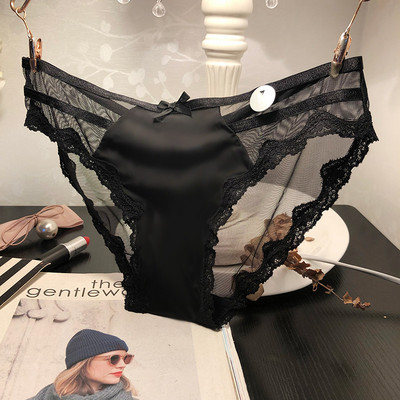 Εσώρουχα με πλέγμα σε μαύρο χρώμα - διάφορα  μοντέλα