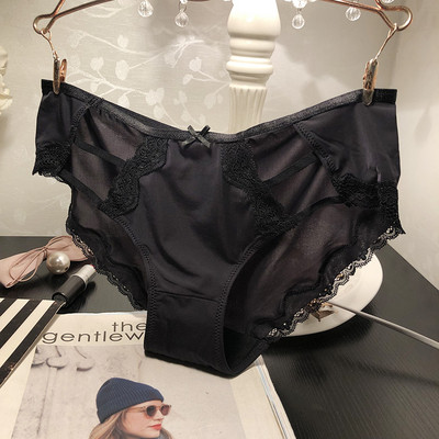 Εσώρουχα με πλέγμα σε μαύρο χρώμα - διάφορα  μοντέλα