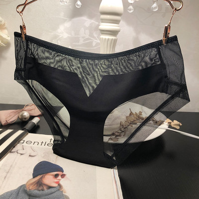 Εσώρουχα με πλέγμα σε μαύρο χρώμα - διάφορα  μοντέλα