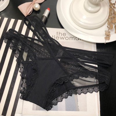 Εσώρουχα με πλέγμα σε μαύρο χρώμα - διάφορα  μοντέλα