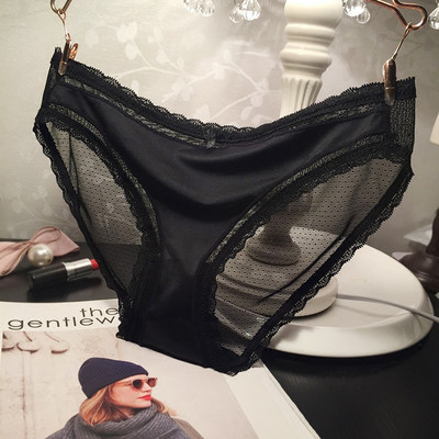 Εσώρουχα με πλέγμα σε μαύρο χρώμα - διάφορα  μοντέλα