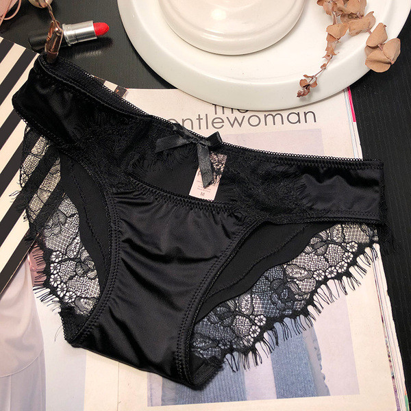 Εσώρουχα με πλέγμα σε μαύρο χρώμα - διάφορα  μοντέλα