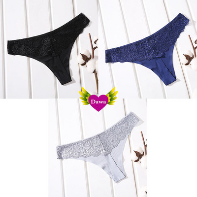 Γυναικείο σετ από 3 τεμ εσωρούχων στρινγκ - με δαντέλα