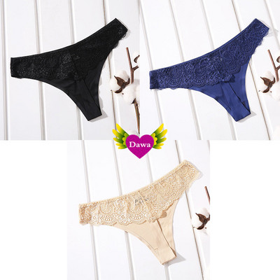 Γυναικείο σετ από 3 τεμ εσωρούχων στρινγκ - με δαντέλα