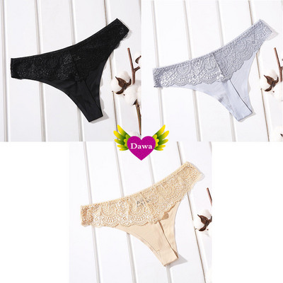 Γυναικείο σετ από 3 τεμ εσωρούχων στρινγκ - με δαντέλα