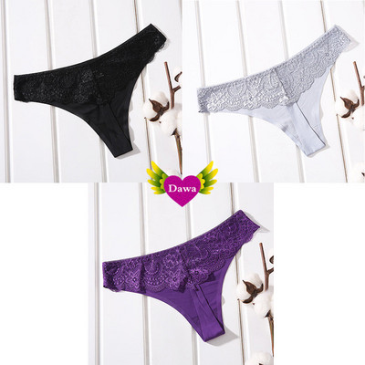 Γυναικείο σετ από 3 τεμ εσωρούχων στρινγκ - με δαντέλα