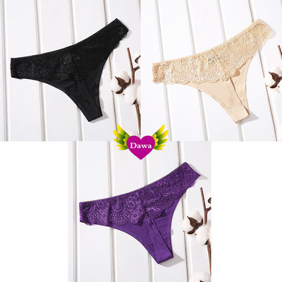 Γυναικείο σετ από 3 τεμ εσωρούχων στρινγκ - με δαντέλα