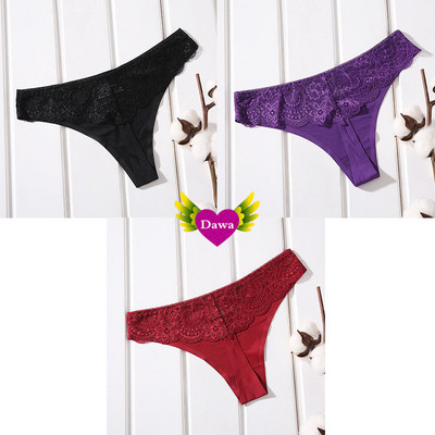 Γυναικείο σετ από 3 τεμ εσωρούχων στρινγκ - με δαντέλα