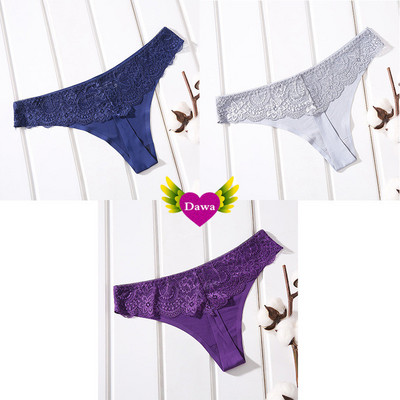 Γυναικείο σετ από 3 τεμ εσωρούχων στρινγκ - με δαντέλα