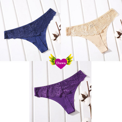 Γυναικείο σετ από 3 τεμ εσωρούχων στρινγκ - με δαντέλα