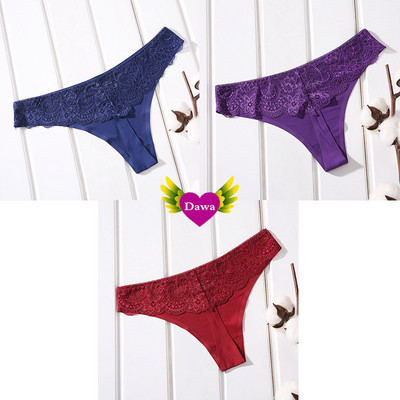 Γυναικείο σετ από 3 τεμ εσωρούχων στρινγκ - με δαντέλα
